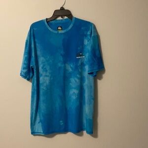 Men’s Quicksilver Rash Guard / Performance Tee Lg Blue